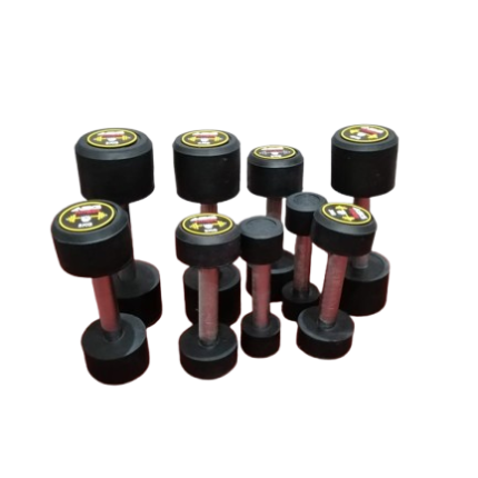 Dumbbells (Rubber Coated)